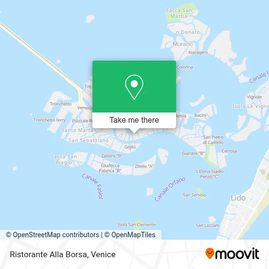 Ristorante Alla Borsa map
