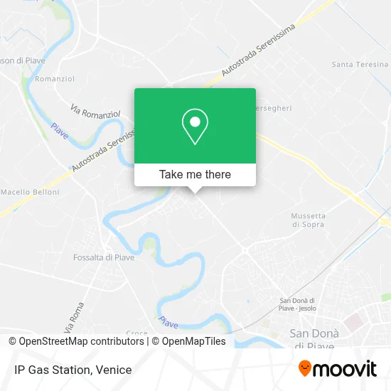 IP Gas Station map