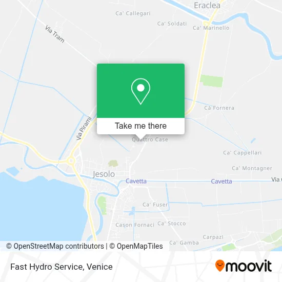 Fast Hydro Service map