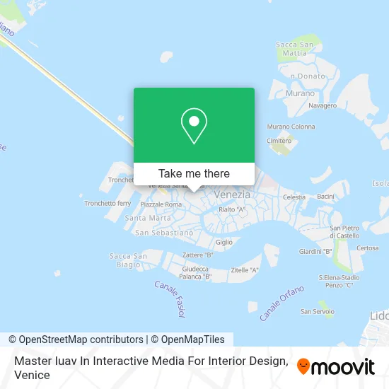 Master Iuav In Interactive Media For Interior Design map
