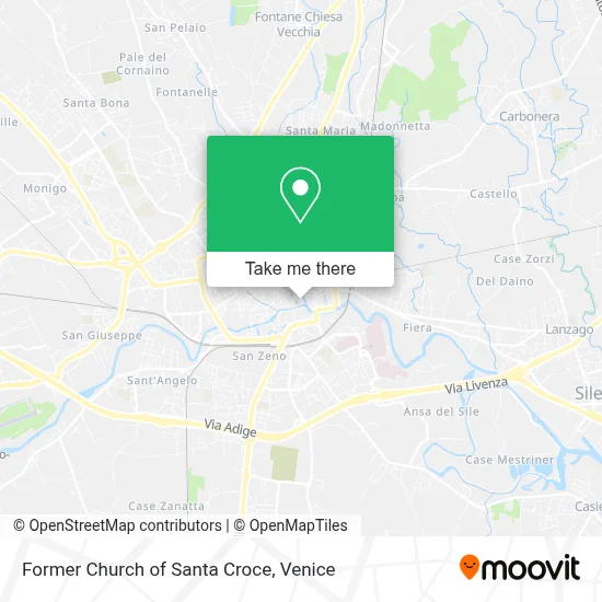 Former Church of Santa Croce map