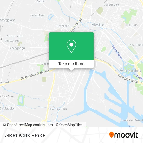 Alice's Kiosk map