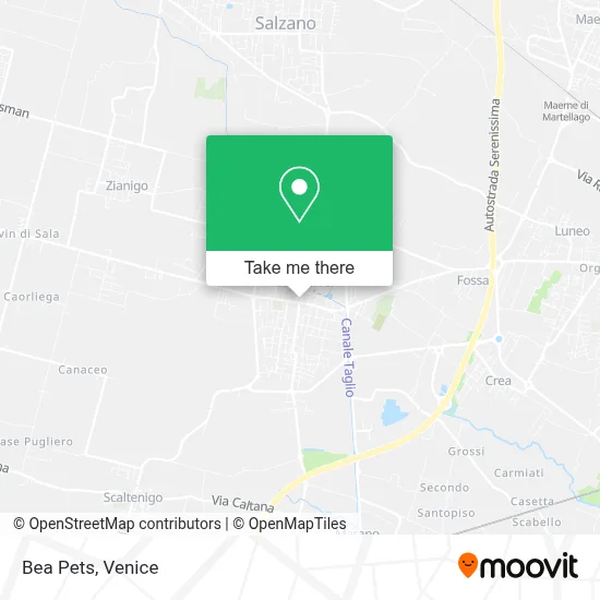 Bea Pets map