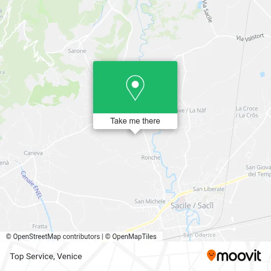Top Service map