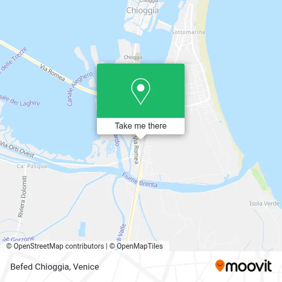Befed Chioggia map