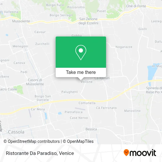 Ristorante Da Paradiso map