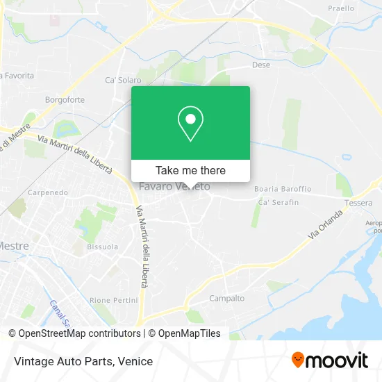 Vintage Auto Parts map