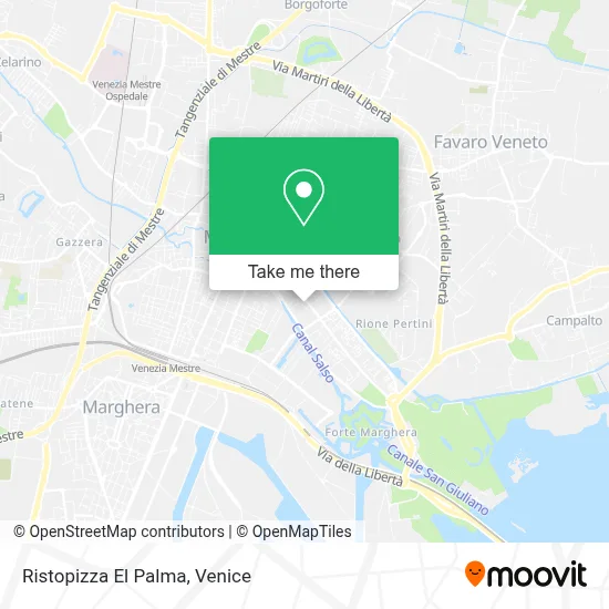 Ristopizza El Palma map