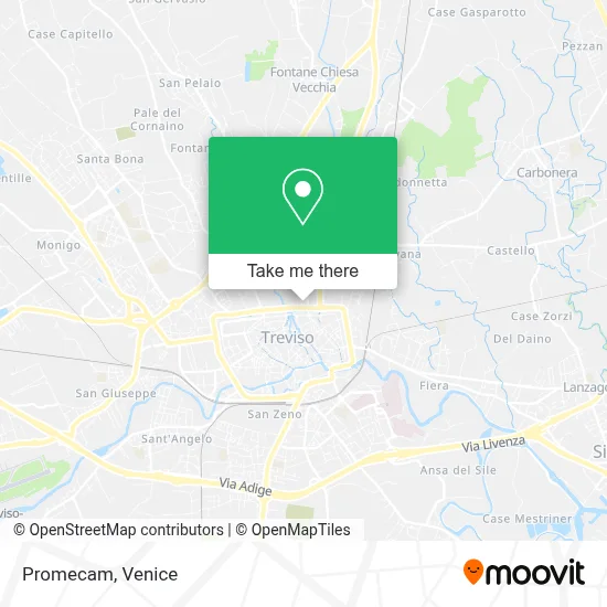 Promecam map