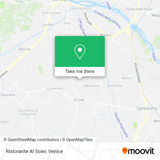 Ristorante Al Soler map