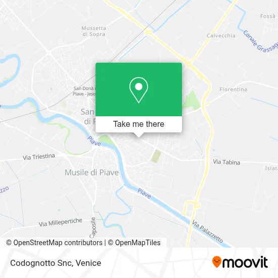 Codognotto Snc map