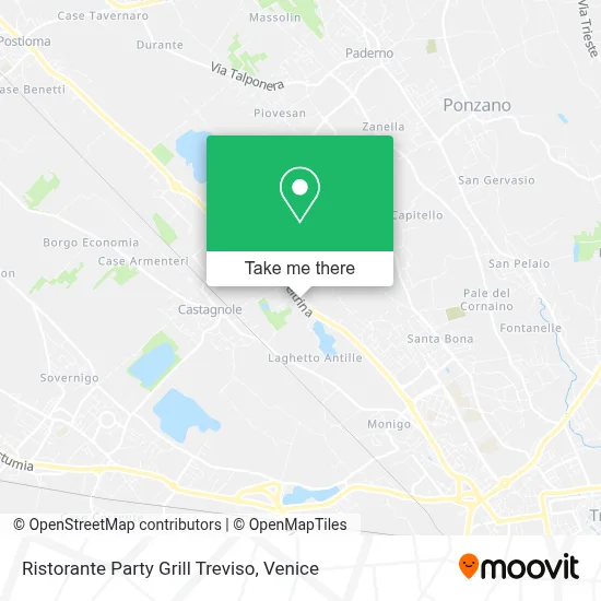Ristorante Party Grill Treviso map