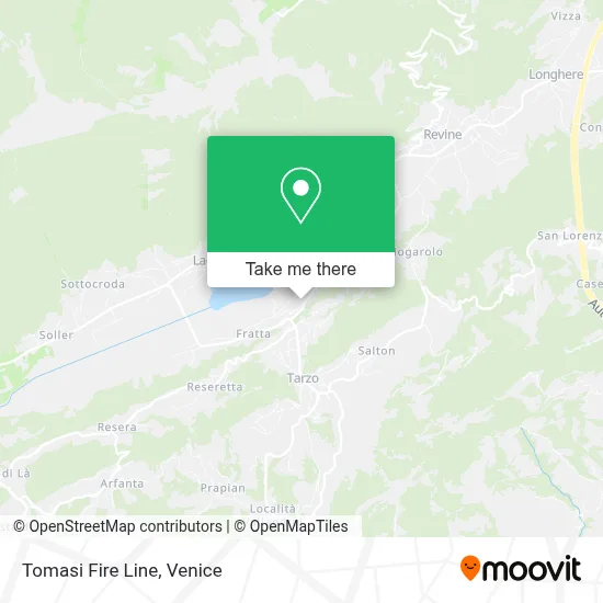 Tomasi Fire Line map