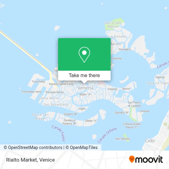 Rialto Market map
