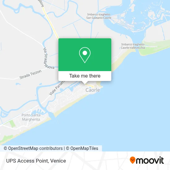 UPS Access Point map