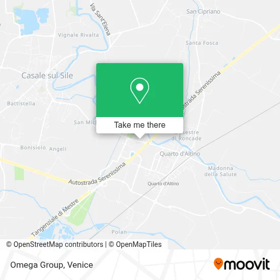 Omega Group map