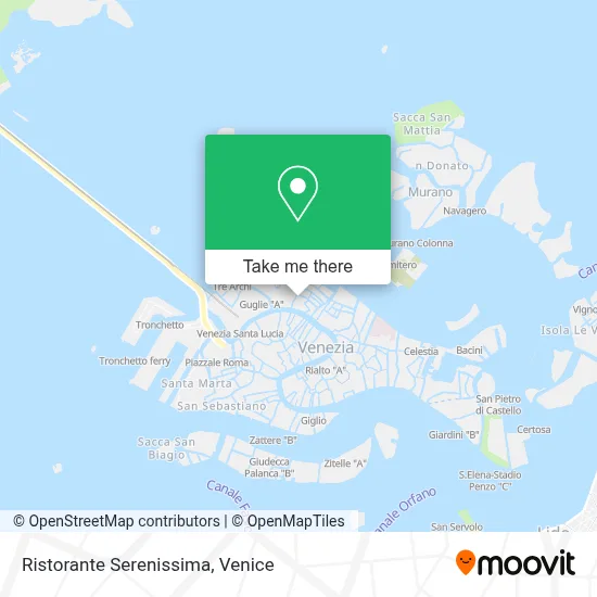 Mappa Ristorante Serenissima
