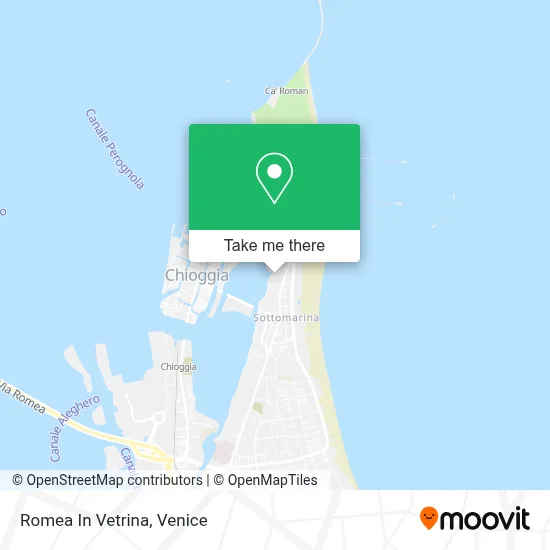 Romea In Vetrina map