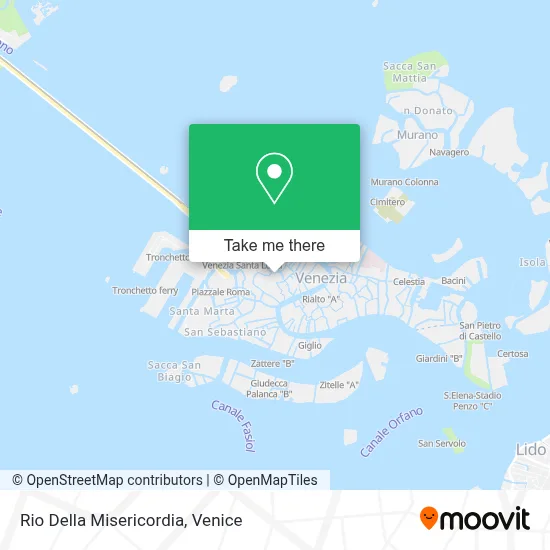 Rio Della Misericordia map
