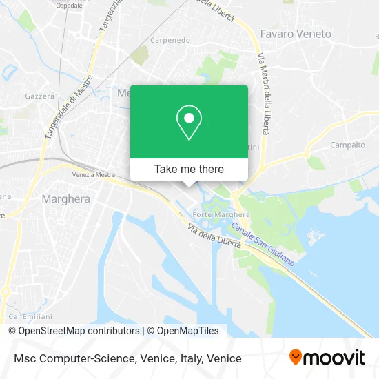 Msc Computer-Science, Venice, Italy map