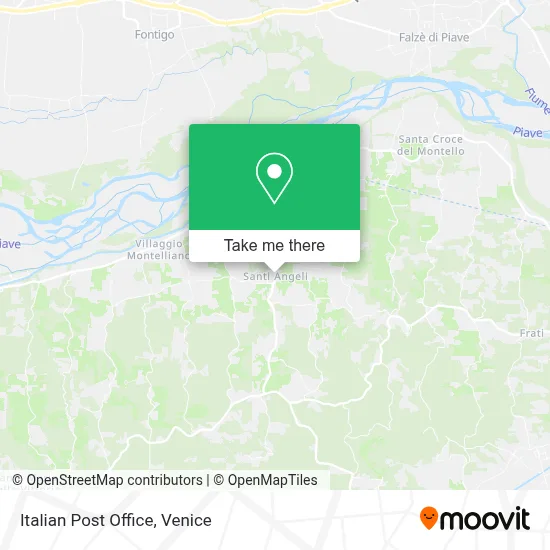 Italian Post Office map