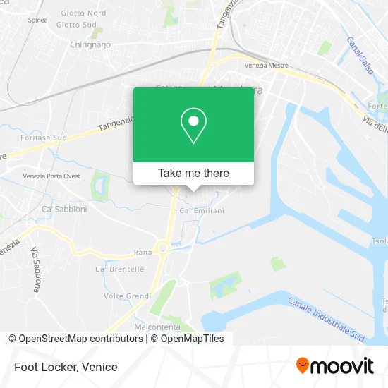 Foot Locker map