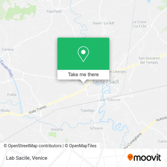 Lab Sacile map