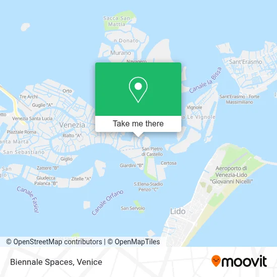 Biennale Spaces map