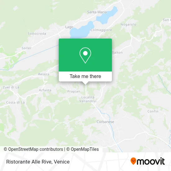 Ristorante Alle Rive map