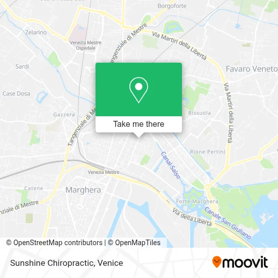 Sunshine Chiropractic map