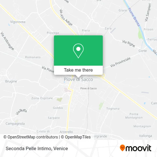 Seconda Pelle Intimo map