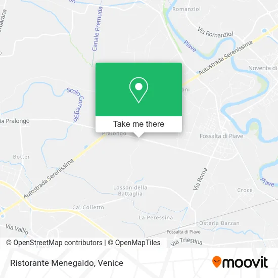 Ristorante Menegaldo map