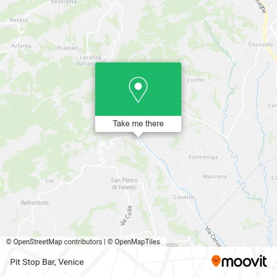 Pit Stop Bar map