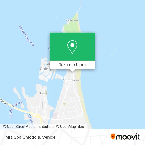 Mia Spa Chioggia map
