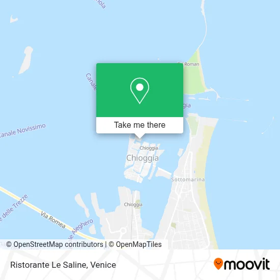 Ristorante Le Saline map