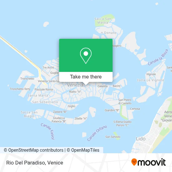 Rio Del Paradiso map