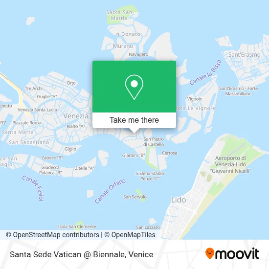 Santa Sede Vatican @ Biennale map