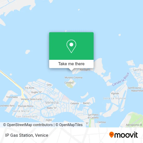 IP Gas Station map