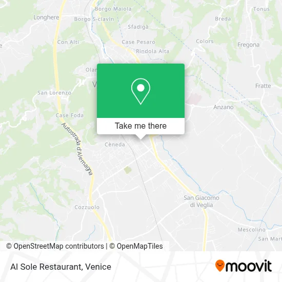 Al Sole Restaurant map