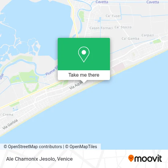 Ale Chamonix Jesolo map
