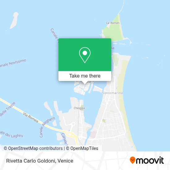 Rivetta Carlo Goldoni map
