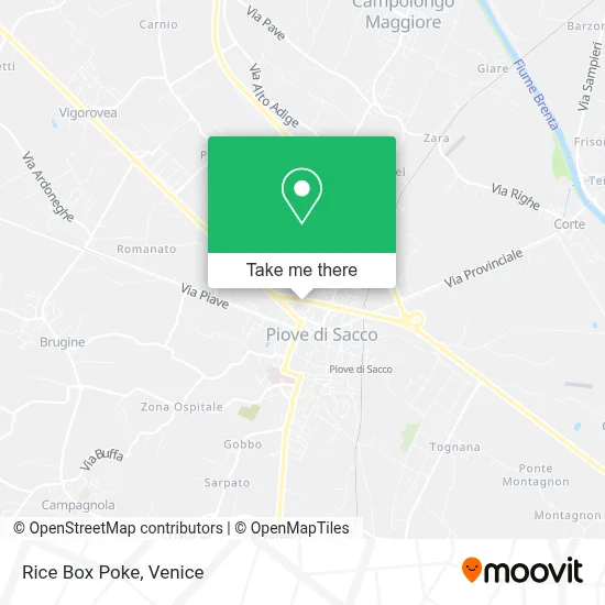 Rice Box Poke map