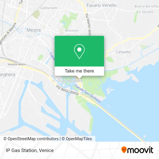 IP Gas Station map