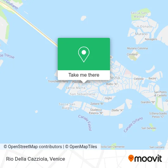 Rio Della Cazziola map
