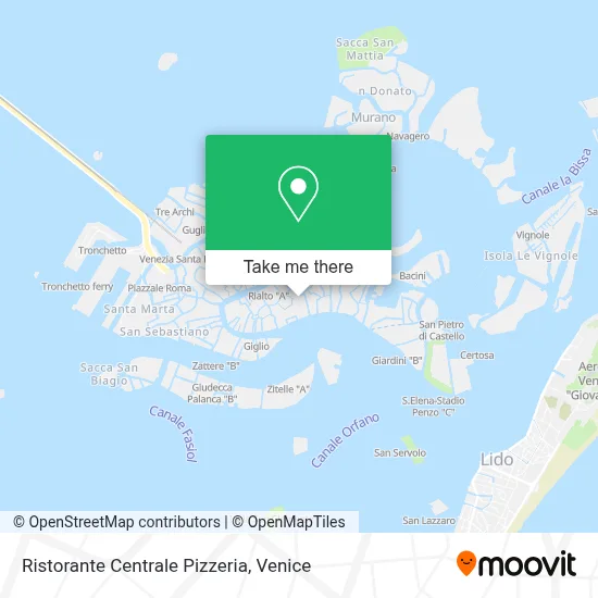 Ristorante Centrale Pizzeria map