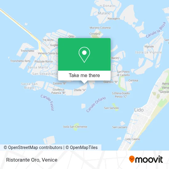 Ristorante Oro map
