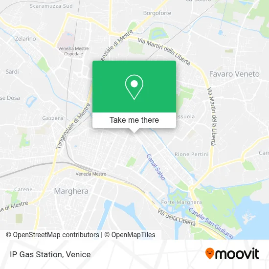 IP Gas Station map