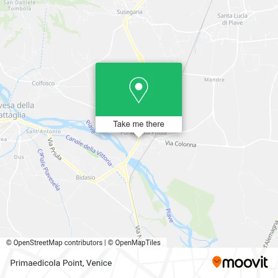Primaedicola Point map