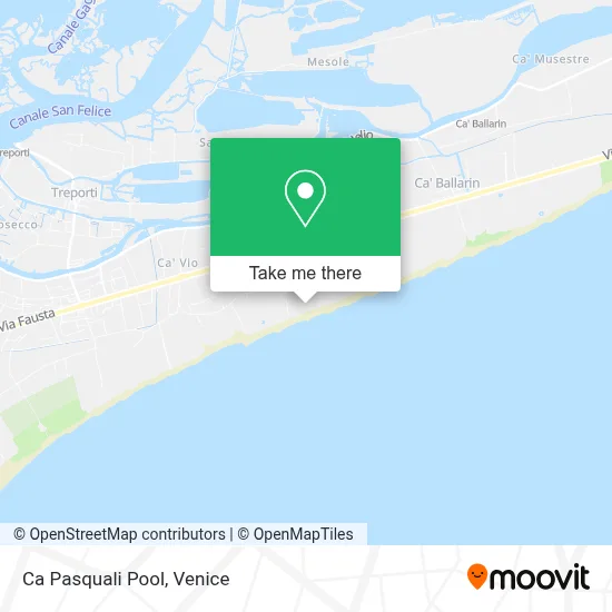 Ca Pasquali Pool map