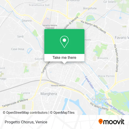 Progetto Chorus map